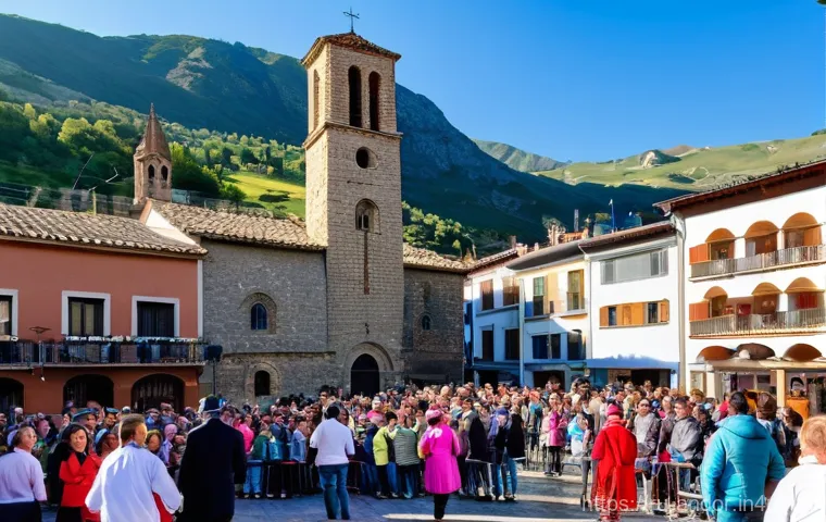 안도라에서의 종교 및 신앙 - Image Prompt 1: The Heart of Andorra's Catholic Tradition**